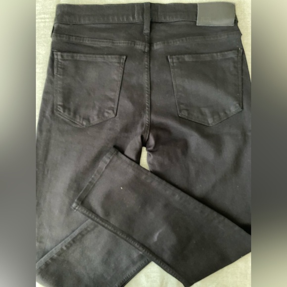 PAIGE Black Straight Leg Jeans - Picture 4 of 8